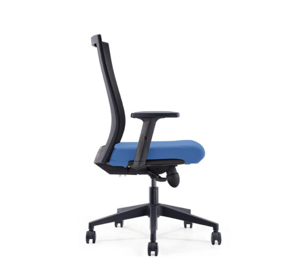 Cadira Nova blava perfil